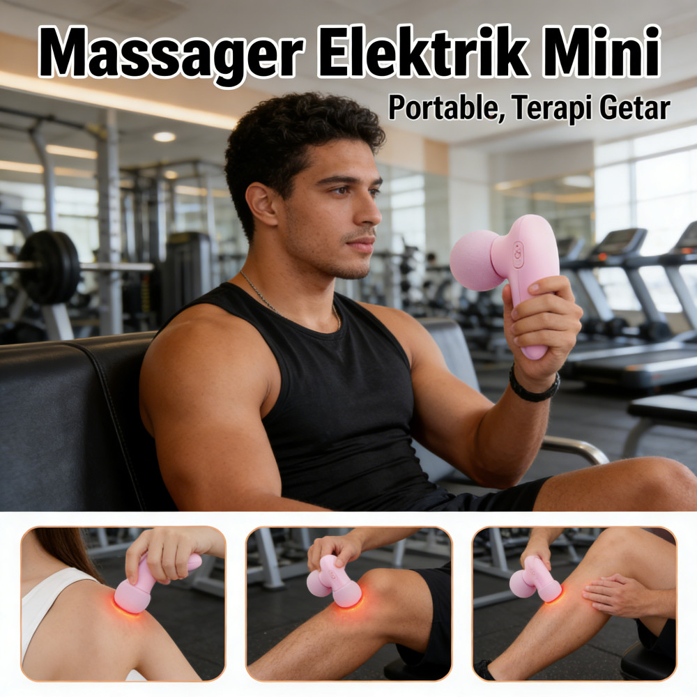 Alat Pijat Getar Elektrik Mini / Otot Relaksasi Terapi Alat Alat Pijat