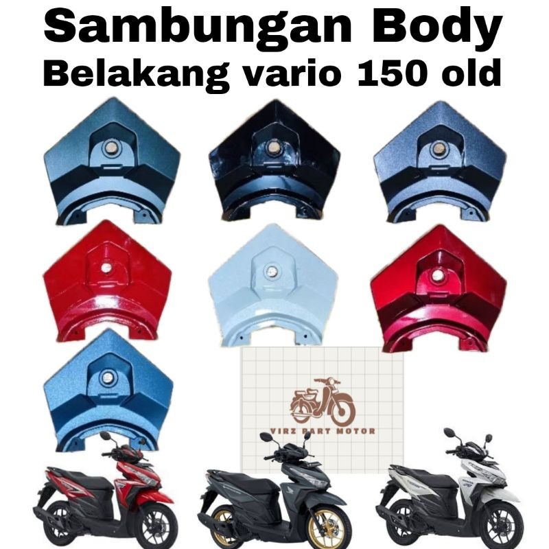 Pet Body Vario 125 150 Led Old Sambungan Body Belakang Cover Tail Cover Stop Pet Stop Vario 125 150 