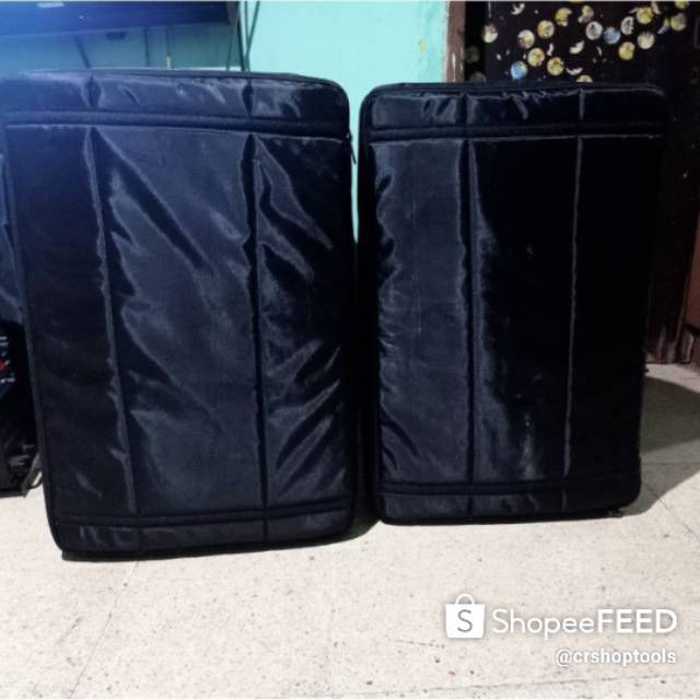 Soft case speaker aktif 12 inchi sarung speaker bungkus speaker