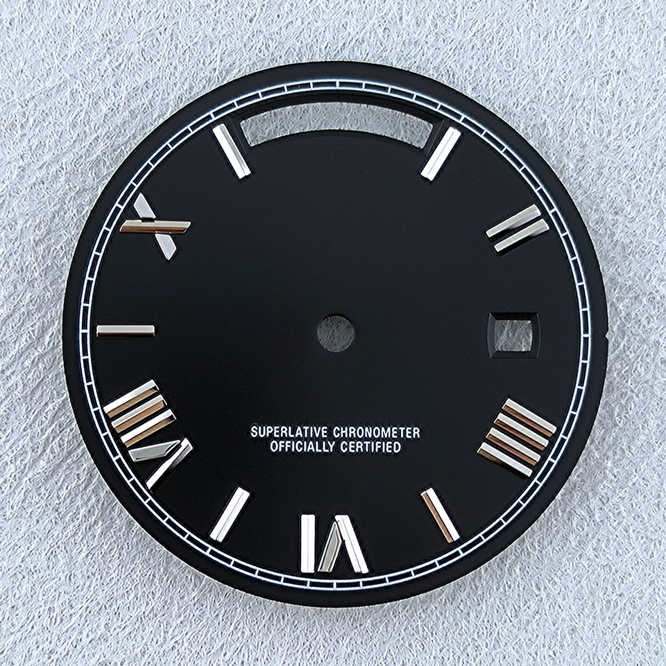 Customized logo 31mm Miyota 8285 Dial Watch Dial Roma Numberals dial Fit Miyota 8285 movement watch 