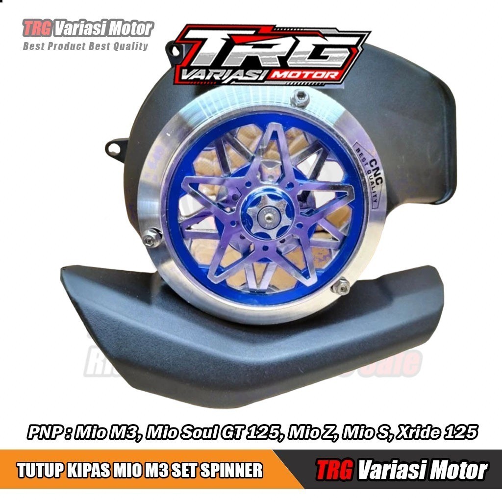Tutup Kipas Mio M3 Cover Kipas Mio M3 Mio Soul GT Mio S X Ride 125 Set Spinner Bintang VARIASI27