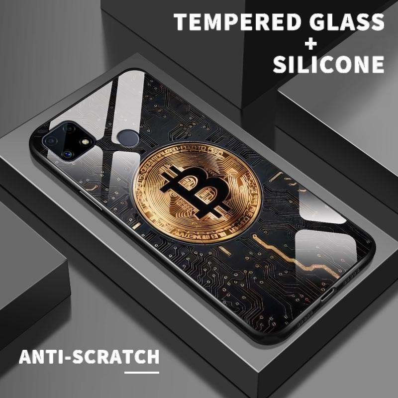 GSC Hard Case For Realme C25 C25s C25Y C30 C30s C31 C33 2022 2023 C35 C53 C55 C67 4G Tempered Glass 