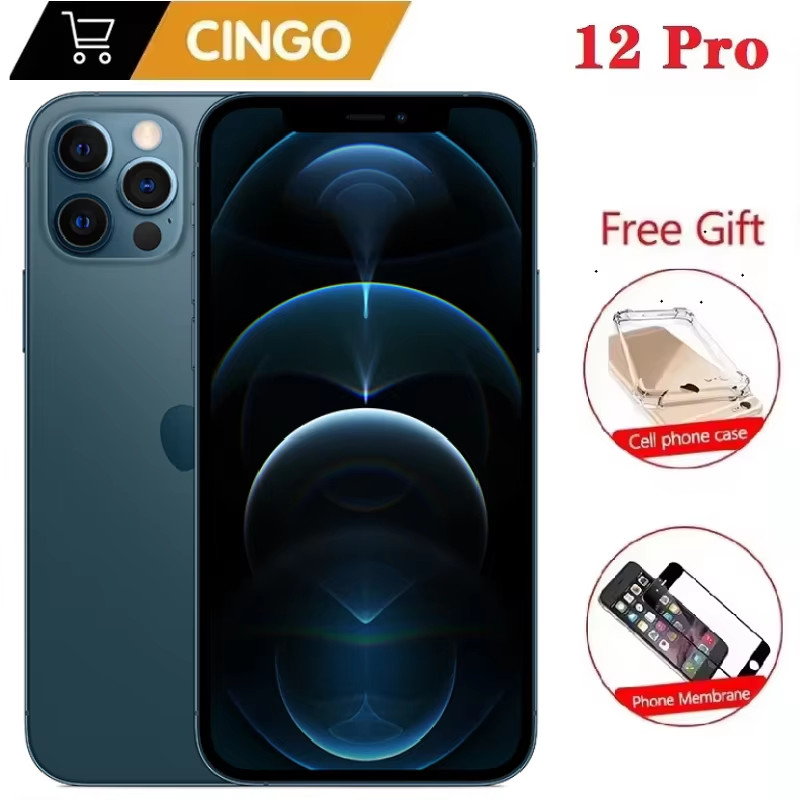 Apple iPhone 12 Pro 5G LTE 6.1'' 6GB&128/256GB IOS Cellphone iphone 12pro A14 Bionic 12MP Original M