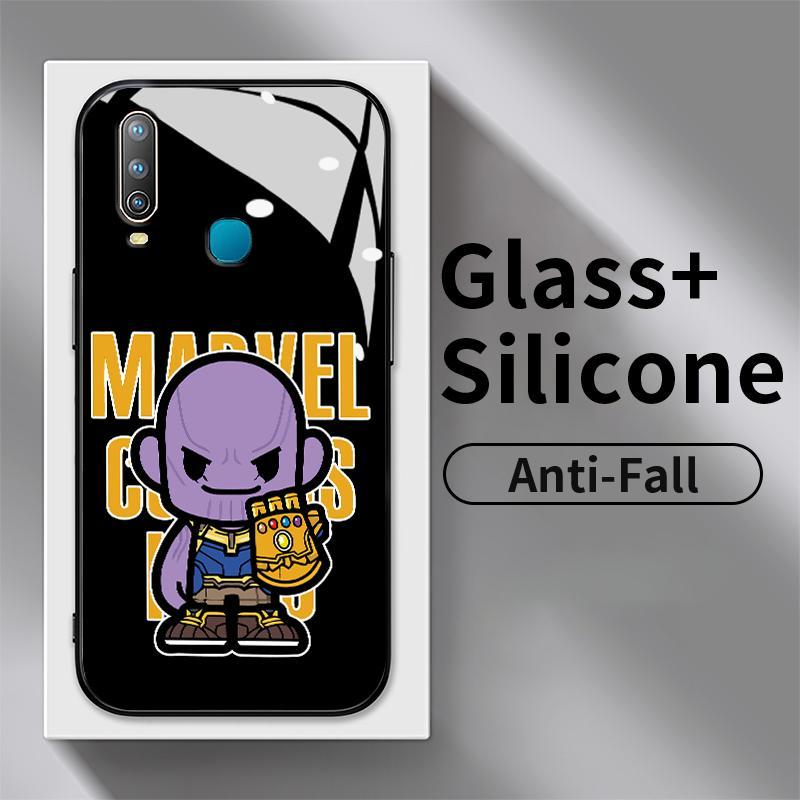 Tempered Glass Case vivo Y17 Y15s Y17s Y16 Y19 Y11 2019 Y01 Y02 Y100 4G Y02A Y02t Y10 T1 Y11s Y12 Y1