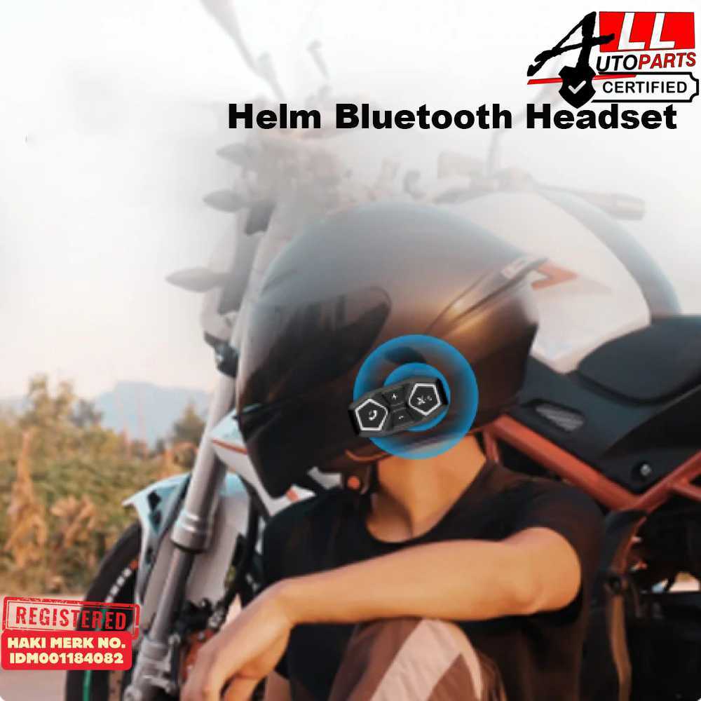 Headset Helm Bluetooth Call Music IPX6 1200mAh - X-11