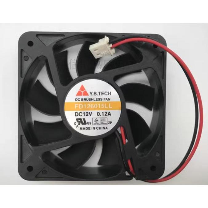 Original New Cooler Fan for  Y.S.TECH FD126015LL DC12V 0.12A Cooler Fan 60*60*15MM