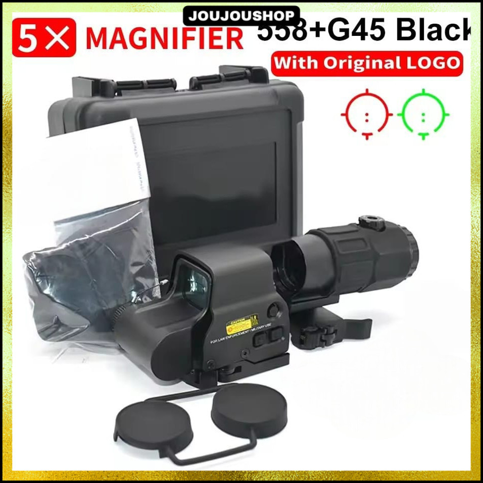 Tactical Laser Holographic Sight 558 5x Magnifier G45 - 112113