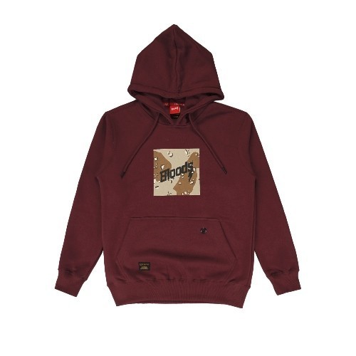 Bloods Reg Sweater Hoodie Artery 03 Maroon