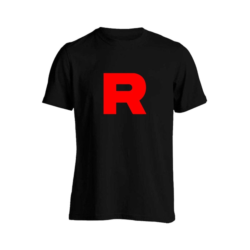(jaminan mutu) Kaos Game Pokemon Team Rocket Logo