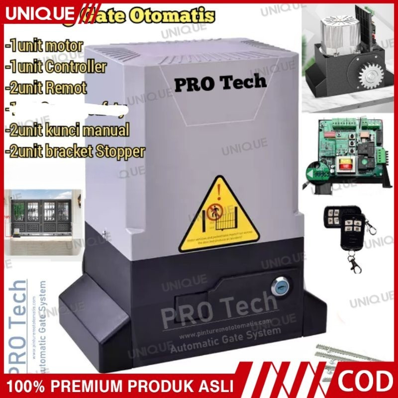 PRO Tech Mesin Gerbang Otomatis Pintu Rumah Automatic Sliding Gate