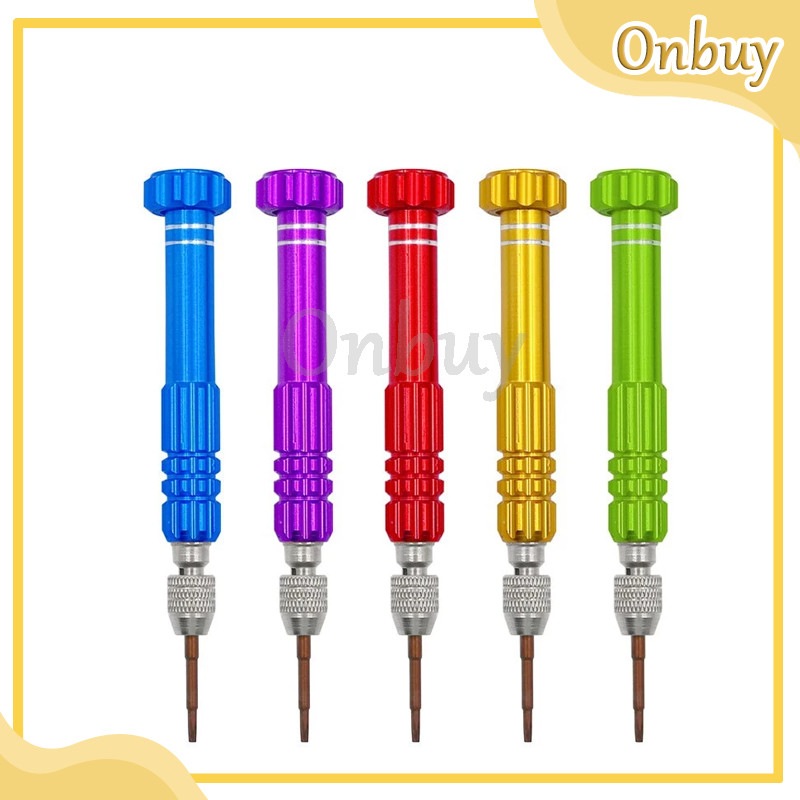 Obeng Reparasi / Obeng Set 5 In 1 /   Obeng Jam / Tools Alat Servis / Screwdriver Jam Tangan Ponsel 