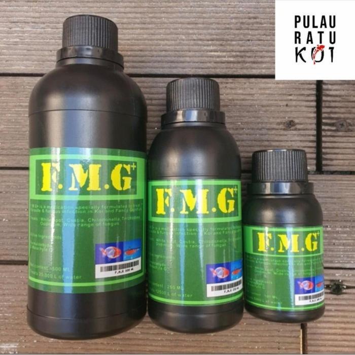 safitri_nik21 | Fmg+ obat parasit ikan koi dan karper 100, 250, 500 ml flashing whitespot tricodina,