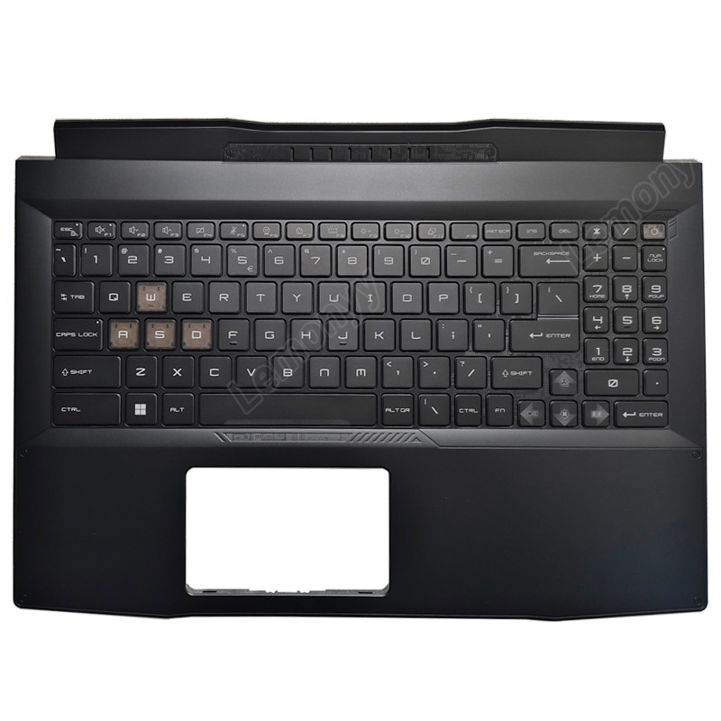 PREORDER NEW For MSI katana 15 B13v MS-1585 Laptop US Keyboard Backlit Palmrest Cover Case