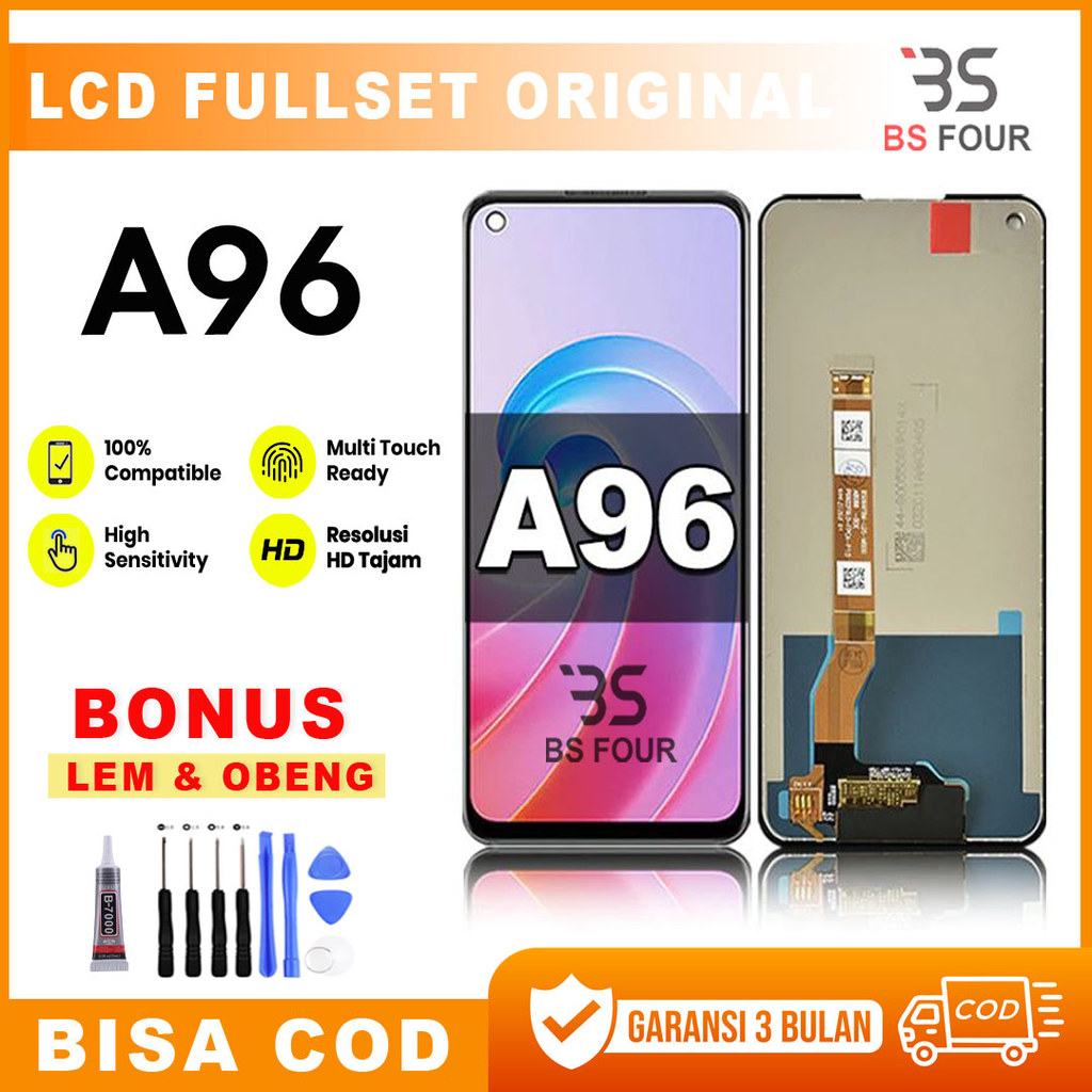 LCD FOR OPPO A96 Original Touchscreen Fullset ori asli COD