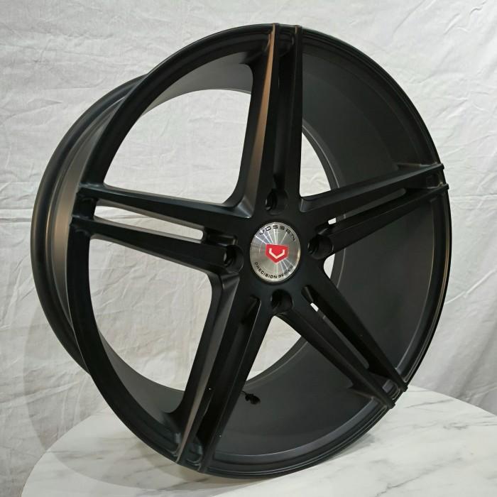 4p velg  Vossen 17x7.5 4H 114.3 Et30 Matt Black Ring 17 r17 LEBAR 7,5 inci Lobang 4 Mobil Kijang LGX