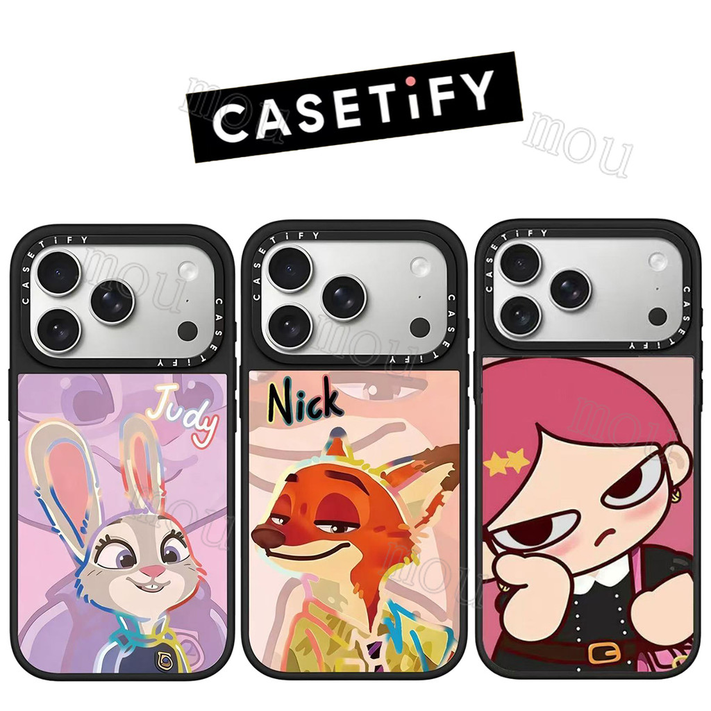 MagSafe CASETIFY Cute Rabbit Fox Anime Pattern Phone Case for IPhone 17 17air 17pro 17promax11promax