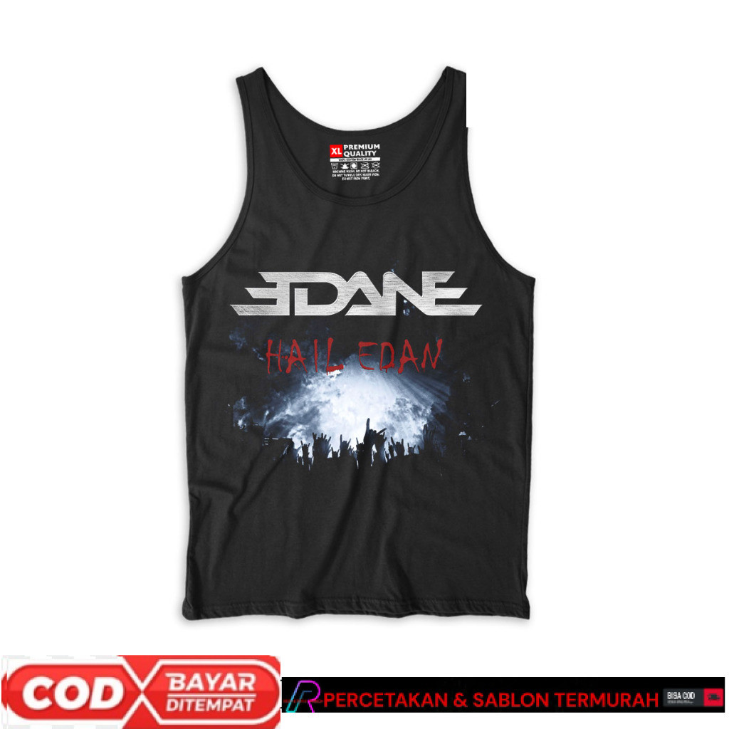 REDSTOREMERCH Kaos Metal Lekbong Edane Band | Kaos Lekbong Premium Band Edane Bahan Katun Combad 24s