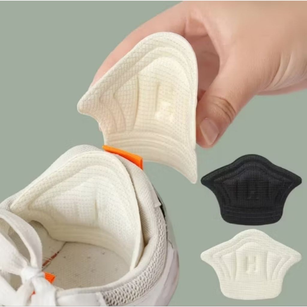 ATK_SDN ACC Busa Sepatu Olahraga Insole Sepatu Kets Mencegah Tumit Lecet Sepatu Kebesaran Sepatu Kel
