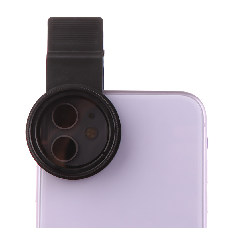 Universal 37/52MM CPL Circular Polarizer Lens With Clip Portable Professional Phone Wide Angle Camer