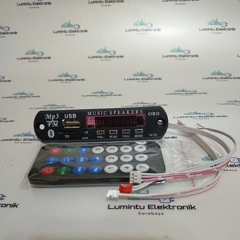 Moci Ofc - Modul MP3 Bluetooth ORD Layar Biru 12V
