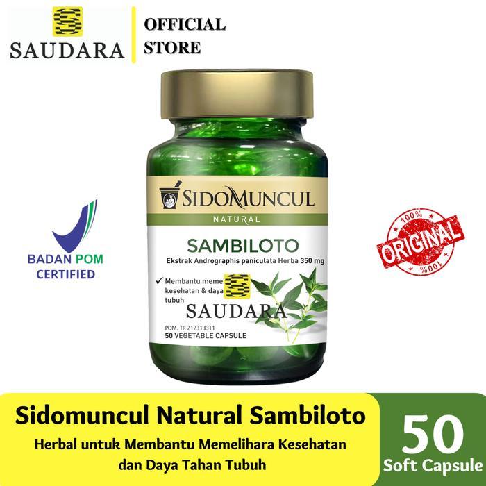 SidoMuncul Natural Sambiloto 50 Kapsul