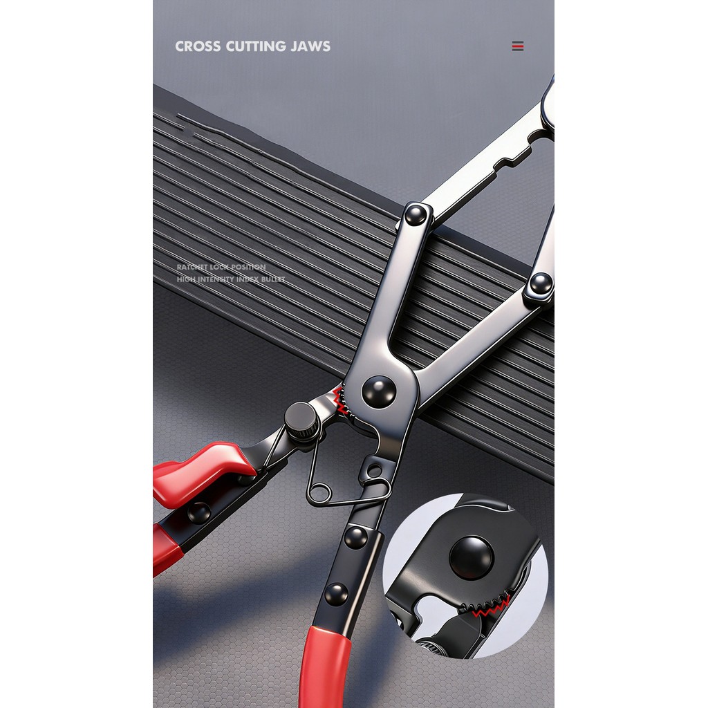 Hose Clamp Pliers, Wire Long Reach Hose Clamp Pliers Set Fuel Oil Water Hose Auto Tools Coolant Radi