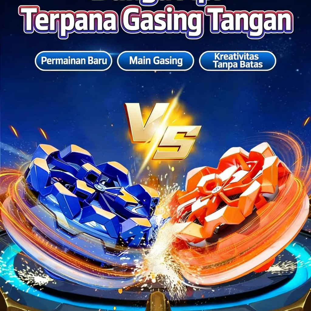 [FS GROSIR] Gasing Kembang Api Anak-Anak - Gangsing Menyala Berputar Memicu Percikan Api Mainan Peng