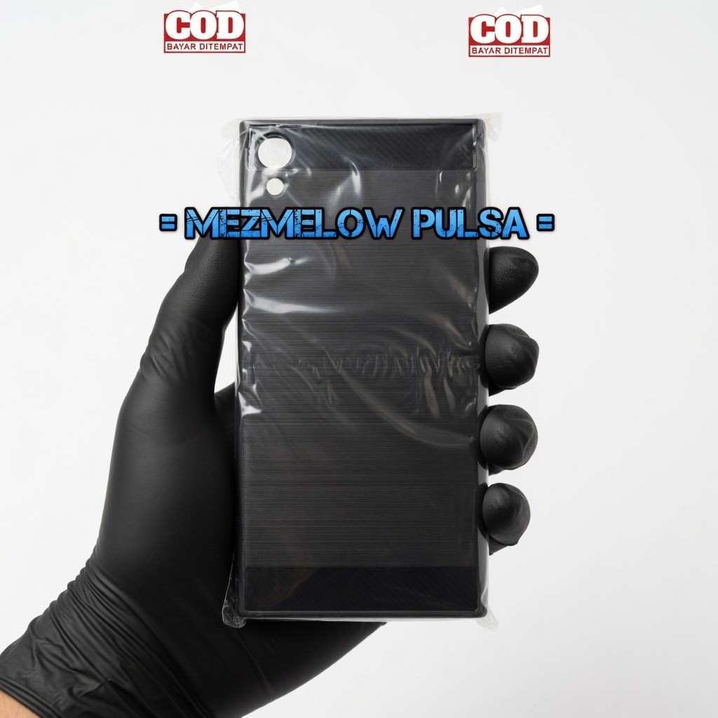 Casing Caseng Softcase Softcase Fiber Carbon Caseng SONY XPERIA XA1 ULTRA / XPERIA XA1 PLUS - Gambar 2
