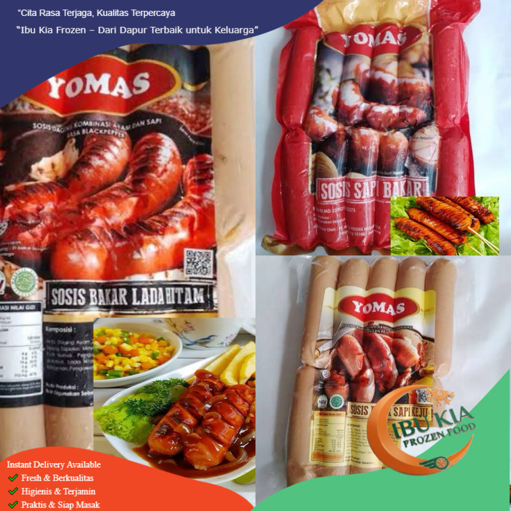 Yomas Sosis Sapi Bakar