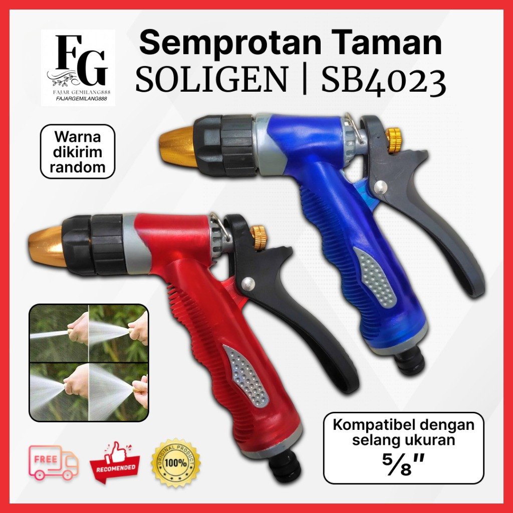 Semprotan Air Taman Soligen - Semprotan Air Taman Mobil - Semprotan Taman Motor Mobil