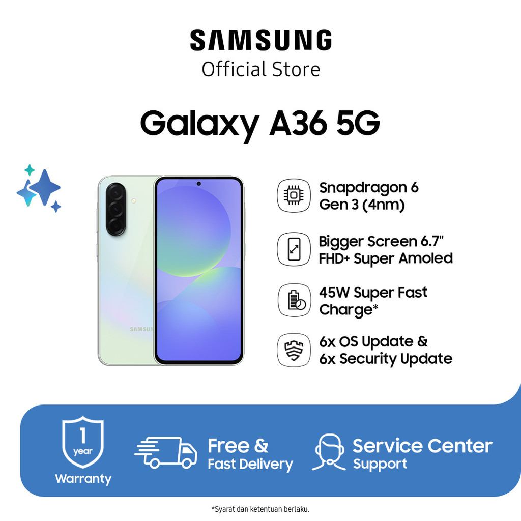 Samsung Galaxy A36 5G 8/256GB - Awesome Lime