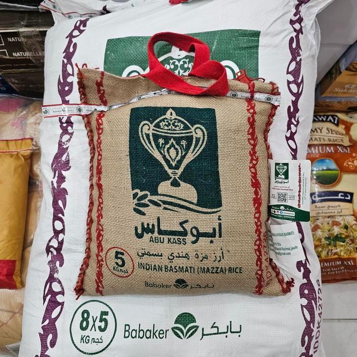 PROMO  ABUKASS 5KG Beras Basmati Rice Abu Kass AbuKass Nasi India 5 KG