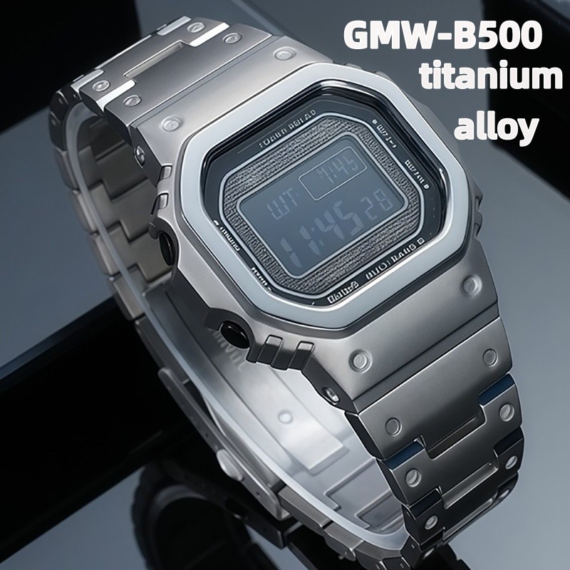 GMW-B5000 Mofied Lightweight Titanium Alloy Strap and Shell for Casio B5000 GM-B2100 MRG-B5000 High 