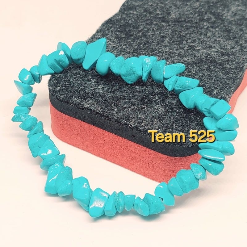 Gelang batu kerikil pirus biru polos xinxiang china asli virus original persi gelang pria wanita dew