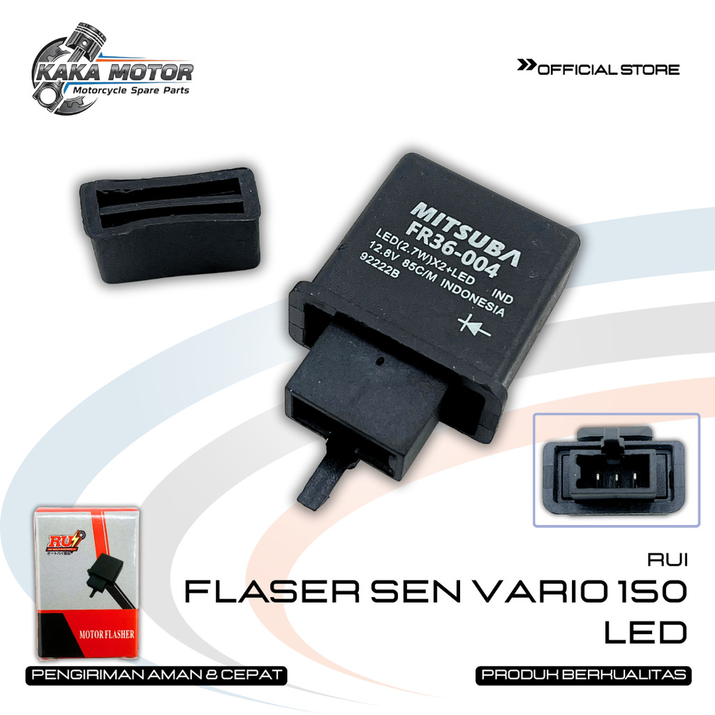 FLASER SEN VARIO 150 LED-FLASHER MOTOR RELAY PENGEDIP LED SEIN HAZARD CBR VARIO ADV PCX 150 125 LED
