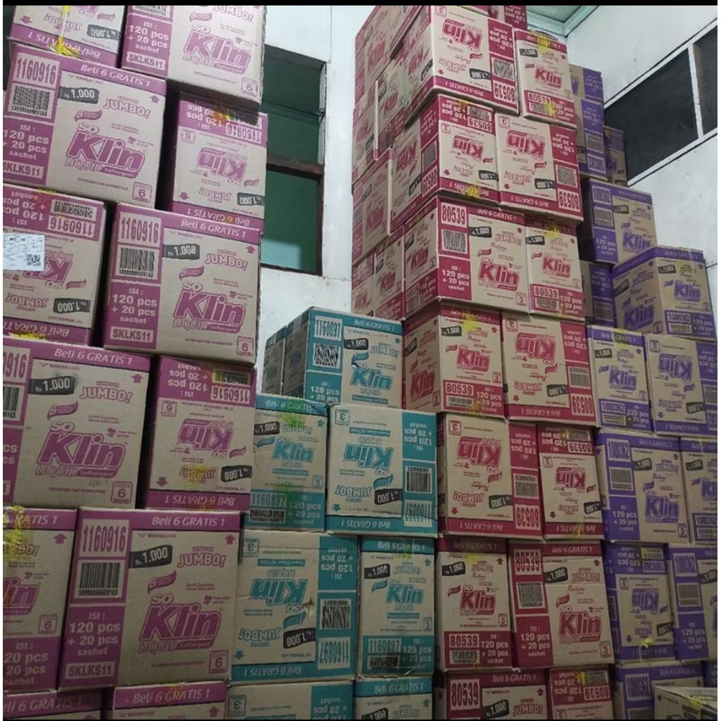 SoKlin Liquid / Detergent Cair Sachet Jumbo (1karton / 1dus)