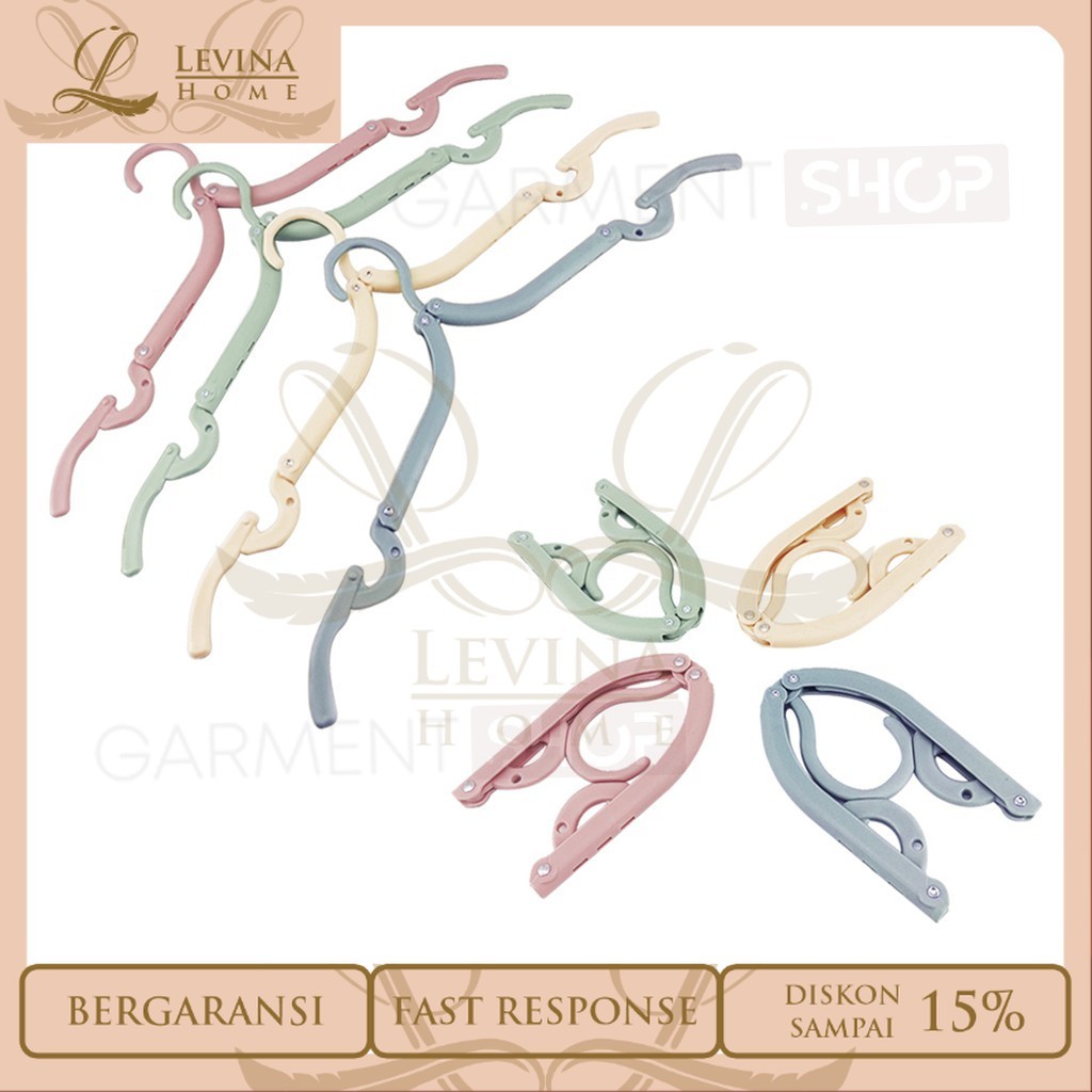 Hanger Lipat Kaos Kaki Portable – Gantungan Baju Traveling Tebal Praktis untuk Pakaian Kecil dan Aks