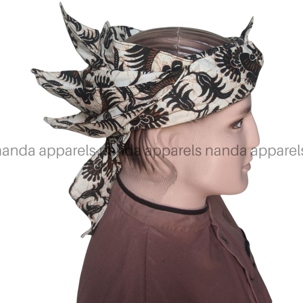 Iket Merak Ligar ( instan ) iket merak ngibing praktis permanen siap pakai medium quality iket sunda