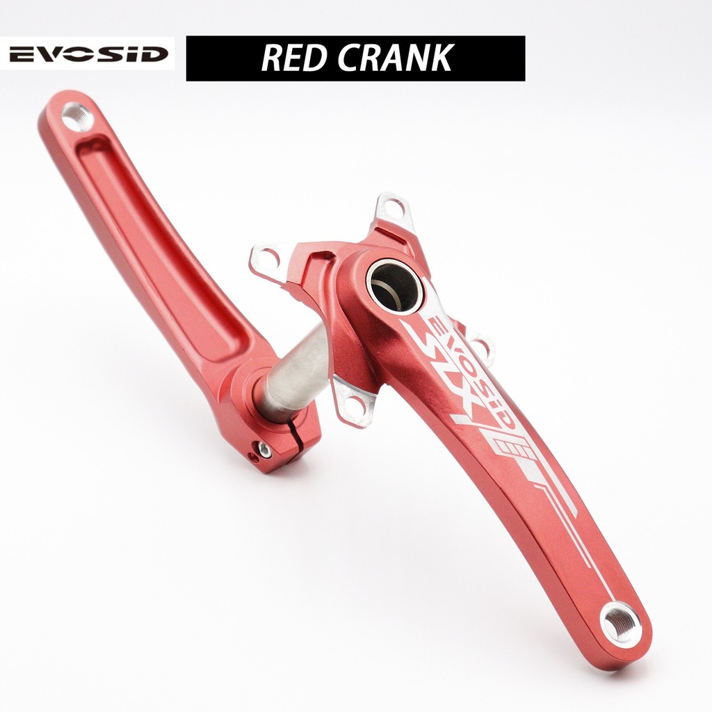 EVOSID SLX MTB Crankset  Hollow Integrated Crank  Single Ring 32-38T Ultra-Light  Alloy Trail/Enduro