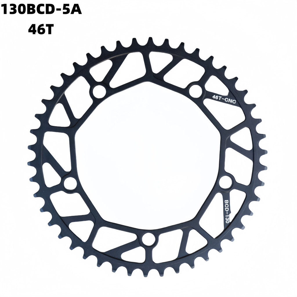 GUSTAVO ultralight Bicycle Chainring Narrow Wide Stars  46 48 50 52T 130BCD Sprocket for Road Bike F