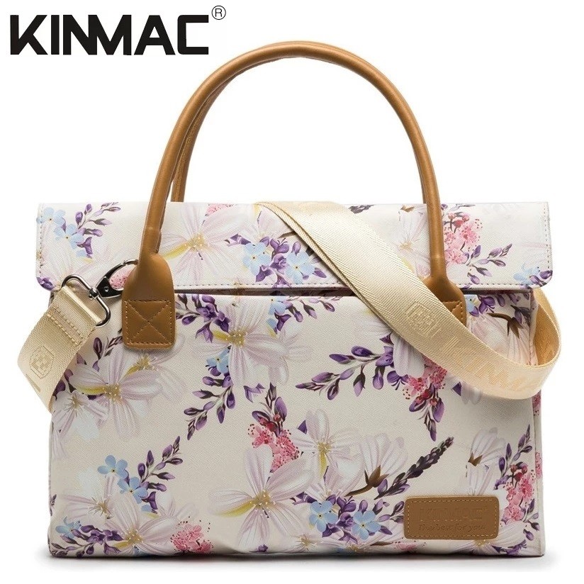 Waterproof Kinmac Brand Laptop Bag 13.3,14,15.4,15.6 Inch Shoulder Messenger Women Lady Case For Mac