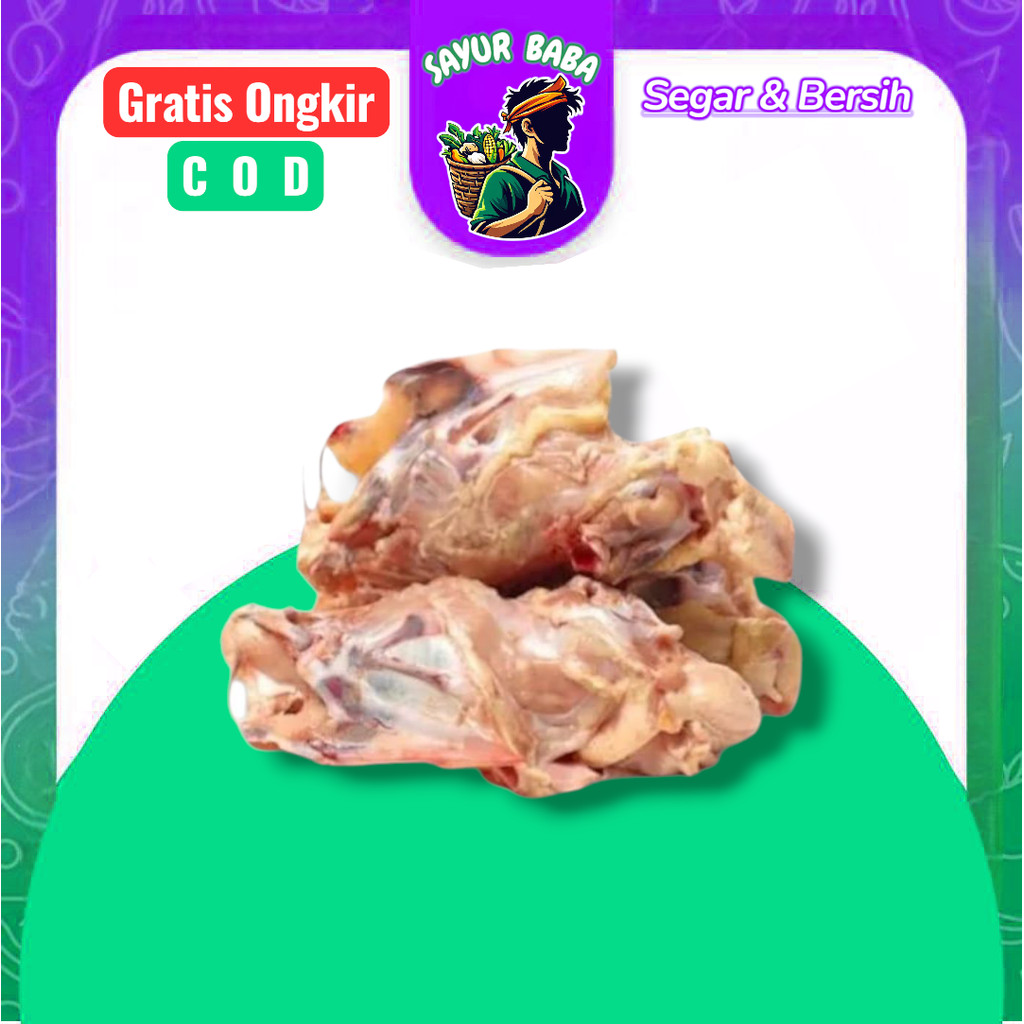 Tulang Kerongkongan Ayam / Balungan ayam 1KG - Sayur Instan Palembang