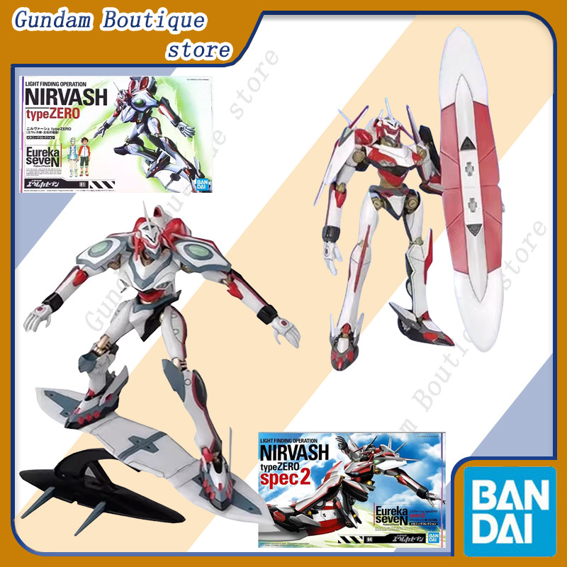 Bandai Genuine HG Eureka Seven 01 NIRVASH TYPE ZERO /04 Spec2 Anime Action Figure Collectible Assemb