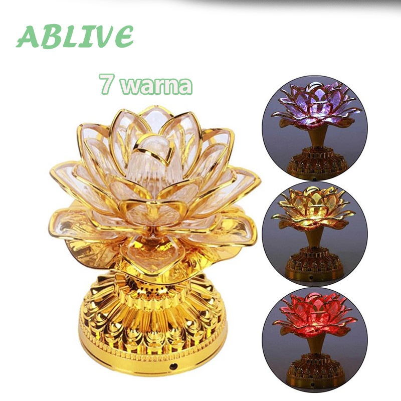 Lampu Led Teratai Pemutar Musik Buddha 39 Lagu Buddhis Teratai Radio Teratai Pemutar Buhda