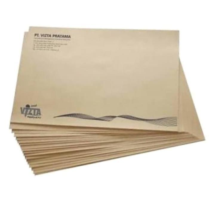 Cetak AMPLOP FOLIO coklat 23 x 35 - ketebalan 80 gr