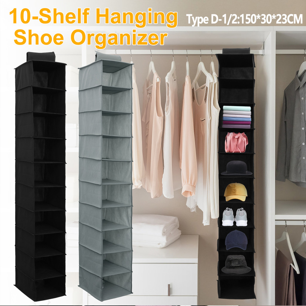 Multi Layer Hanging Bag Drawer Box Storage Universal Wardrobe Cloth Underwear Organizer Hanger Bag H