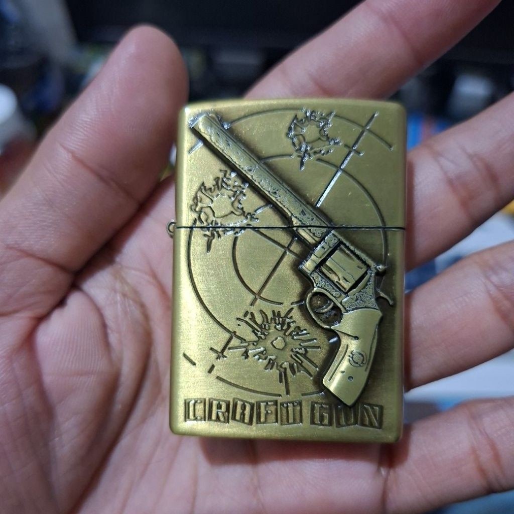 Kantai Pistol Mancis Korek Api Jadul Pemantik Tahan Angin Unik