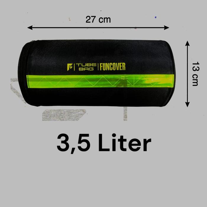 The-Sport Tabung Tas Jas Hujan Jok Bracket/Behel untuk Motor Tube-bag by FUNCOVER - 3,5 Liter