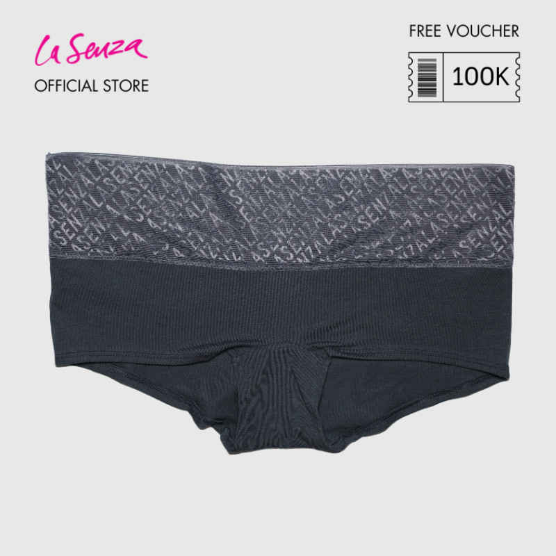 La Senza Remix Boyshort Panty Warna Ebony 60266306-H60D