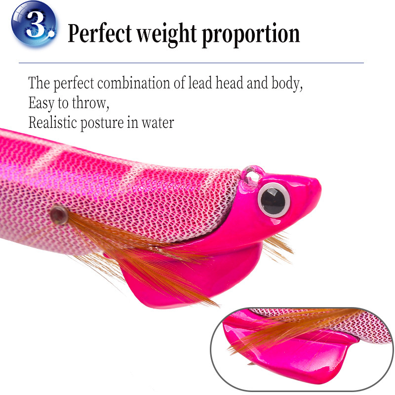 Squid Lure Japan Jig head squid jig octopus jig octopus lure sea jig game fishing lure squid hooks S